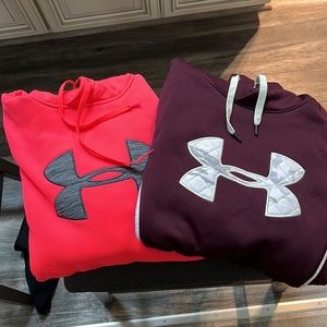 *2 for 1* Ladies Under Armour pull over hoodies
